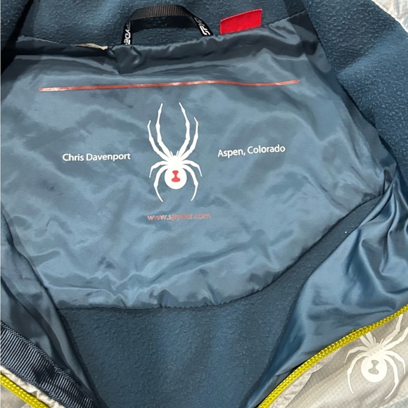 Spyder Silver and Blue Vest - Picture 3 of 13